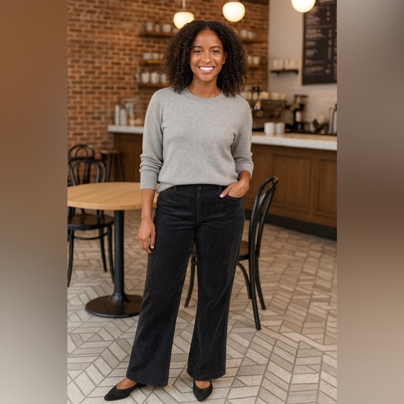 LOFT Denim - NWT LOFT Slate Gray Corduroy Wide-Leg Pants – Size 18 (34/18)